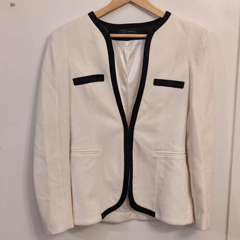 Black and White Work Blazer